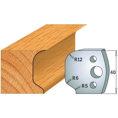 CMT SP Profilmesser (Paar) Profil-Nr. 048, 40 mm - C690.048