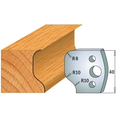 CMT SP Profilmesser (Paar) Profil-Nr. 049, 40 mm