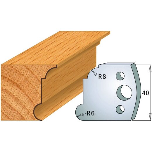 CMT SP Profilmesser (Paar) Profil-Nr. 053, 40 mm - C690.053