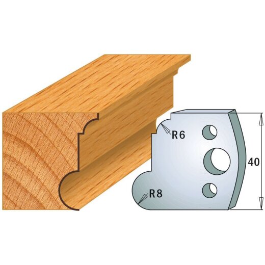 CMT SP Profilmesser (Paar) Profil-Nr. 054, 40 mm - C690.054