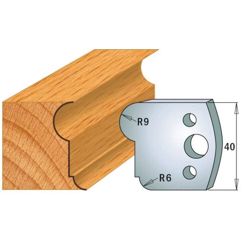 CMT SP Profilmesser (Paar) Profil-Nr. 055, 40 mm