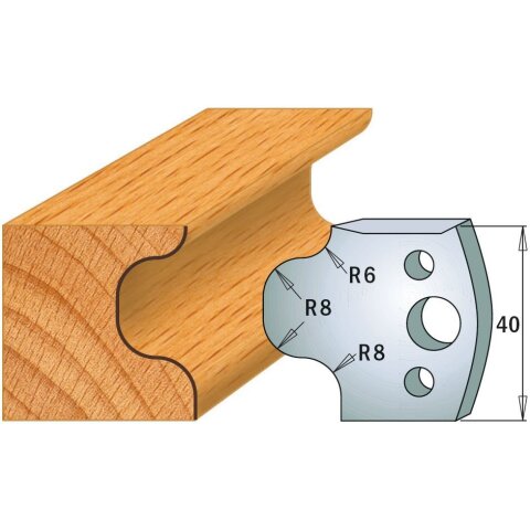 CMT SP Profilmesser (Paar) Profil-Nr. 056, 40 mm - C690.056