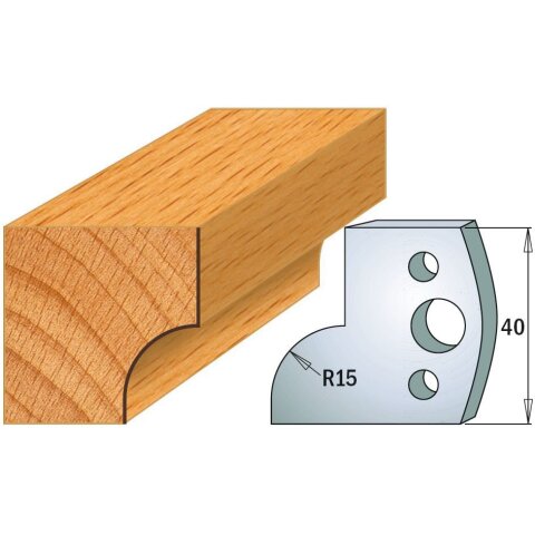 CMT SP Profilmesser (Paar) Profil-Nr. 057, 40 mm