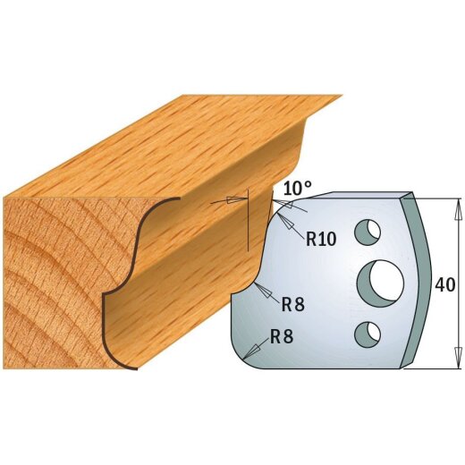 CMT SP Profilmesser (Paar) Profil-Nr. 059, 40 mm - C690.059