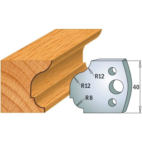 CMT SP Profilmesser (Paar) Profil-Nr. 061, 40 mm - C690.061