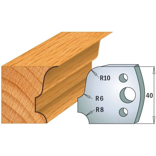 CMT SP Profilmesser (Paar) Profil-Nr. 064, 40 mm