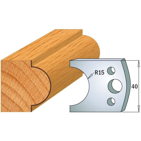 CMT SP Profilmesser (Paar) Profil-Nr. 066, 40 mm - C690.066