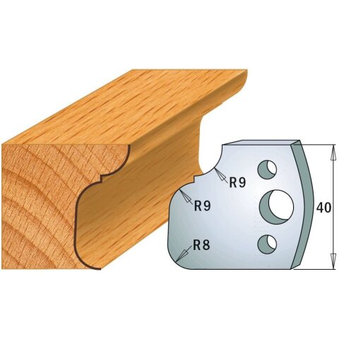 CMT SP Profilmesser (Paar) Profil-Nr. 068, 40 mm - C690.068