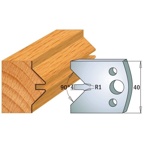 CMT SP Profilmesser (Paar) Profil-Nr. 071, 40 mm - C690.071