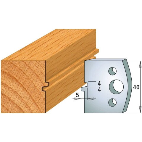 CMT SP Profilmesser (Paar) Profil-Nr. 074, 40 mm