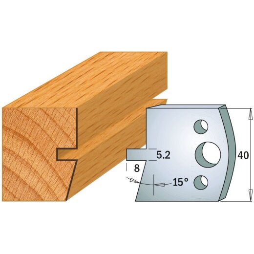 CMT SP Profilmesser (Paar) Profil-Nr. 086, 40 mm - C690.086