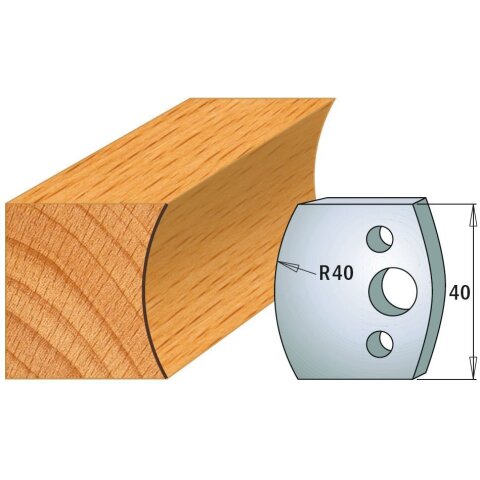 CMT SP Profilmesser (Paar) Profil-Nr. 087, 40 mm - C690.087
