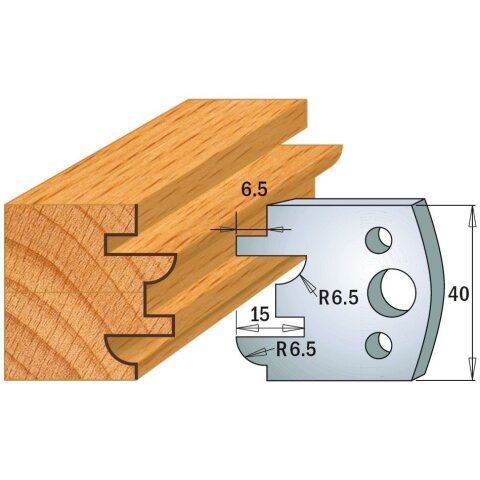 CMT SP Profilmesser (Paar) Profil-Nr. 096, 40 mm