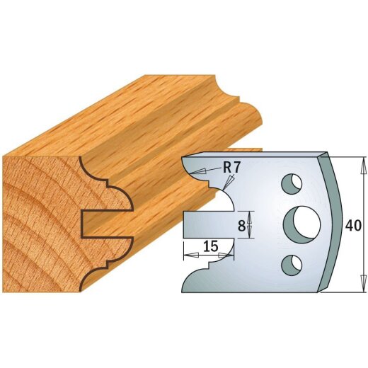 CMT SP Profilmesser (Paar) Profil-Nr. 098, 40 mm