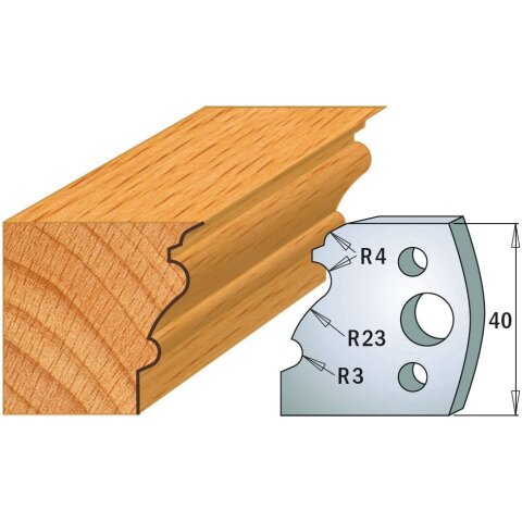 CMT SP Profilmesser (Paar) Profil-Nr. 103, 40 mm - C690.103