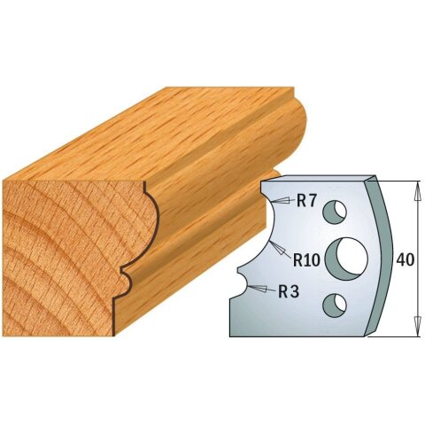 CMT SP Profilmesser (Paar) Profil-Nr. 105, 40 mm
