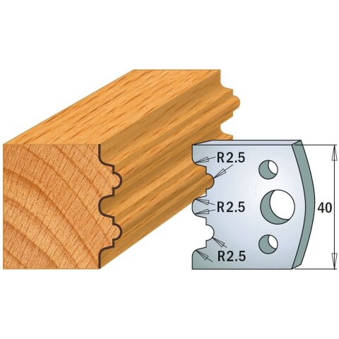 CMT SP Profilmesser (Paar) Profil-Nr. 108, 40 mm - C690.108