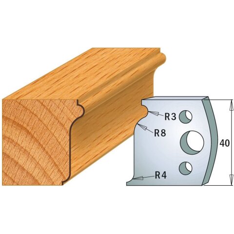 CMT SP Profilmesser (Paar) Profil-Nr. 110, 40 mm - C690.110