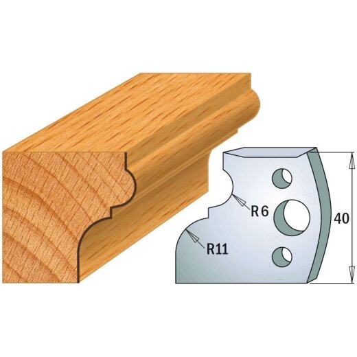 CMT SP Profilmesser (Paar) Profil-Nr. 111, 40 mm - C690.111