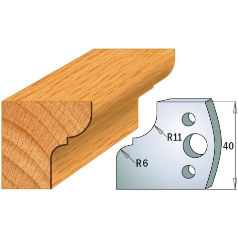 CMT SP Profilmesser (Paar) Profil-Nr. 112, 40 mm - C690.112