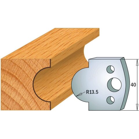 CMT SP Profilmesser (Paar) Profil-Nr. 118, 40 mm - C690.118