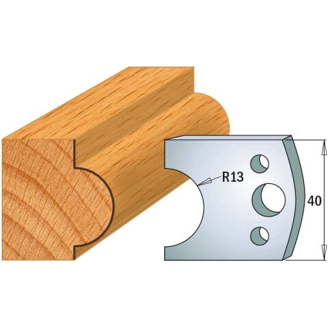 CMT SP Profilmesser (Paar) Profil-Nr. 119, 40 mm - C690.119
