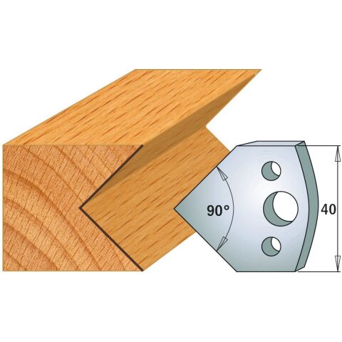 CMT SP Profilmesser (Paar) Profil-Nr. 127, 40 mm - C690.127