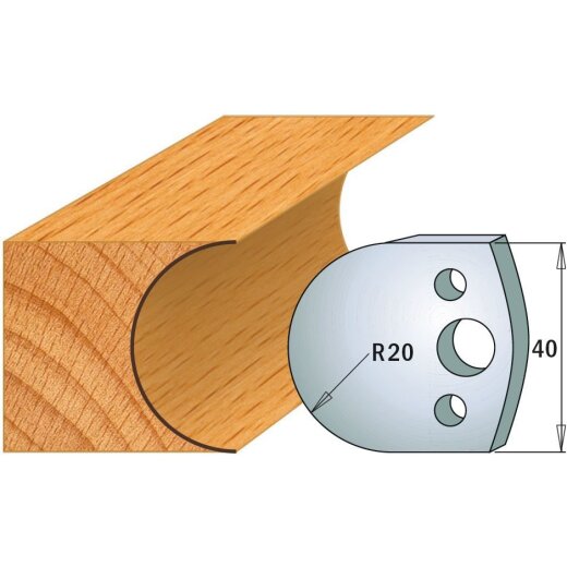 CMT SP Profilmesser (Paar) Profil-Nr. 131, 40 mm