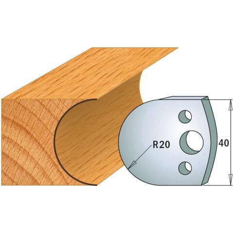 CMT SP Profilmesser (Paar) Profil-Nr. 131, 40 mm - C690.131