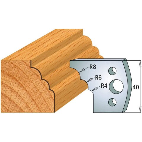 CMT SP Profilmesser (Paar) Profil-Nr. 133, 40 mm