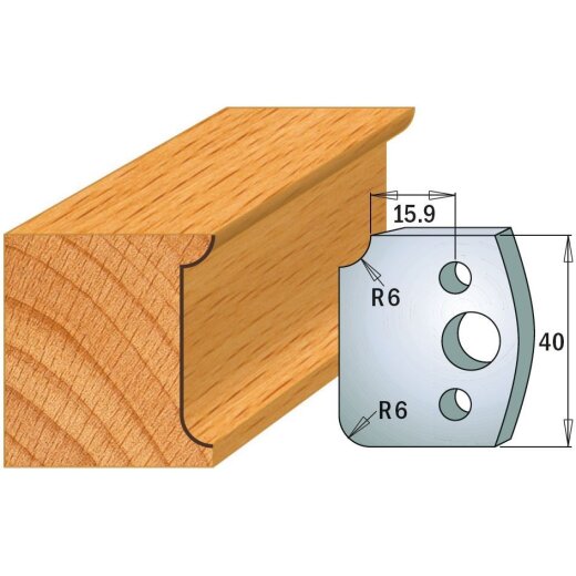 CMT SP Profilmesser (Paar) Profil-Nr. 173, 40 mm - C690.173