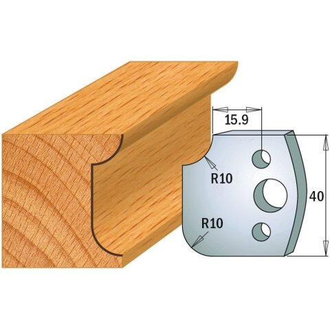 CMT SP Profilmesser (Paar) Profil-Nr. 175, 40 mm