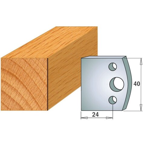 CMT SP Profilmesser (Paar) Profil-Nr. 192, 40 mm - C690.192