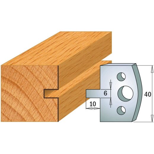 CMT SP Abweiser (Paar) für Profil-Nr. 016 (C690.016, 40 mm)