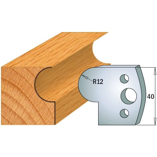 CMT SP Abweiser (Paar) für Profil-Nr. 058 (C690.058, 40 mm) - C691.058