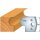 CMT SP Abweiser (Paar) für Profil-Nr. 058 (C690.058, 40 mm) - C691.058