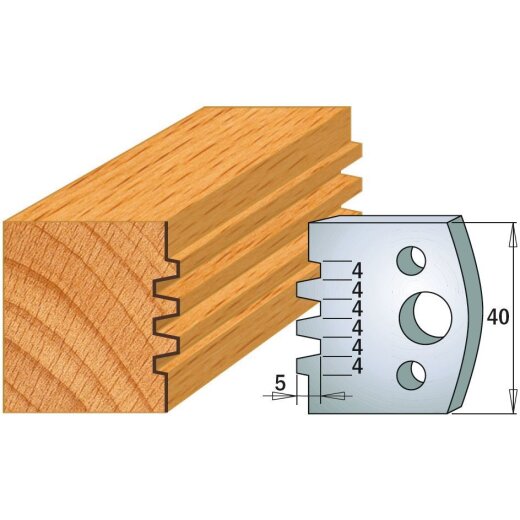 CMT SP Abweiser (Paar) für Profil-Nr. 076 (C690.076, 40 mm) - C691.076
