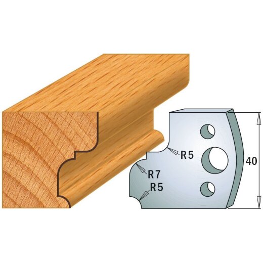 CMT SP Abweiser (Paar) für Profil-Nr. 082 (C690.082, 40 mm)