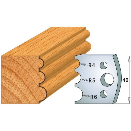 CMT SP Abweiser (Paar) für Profil-Nr. 090 (C690.090, 40 mm)