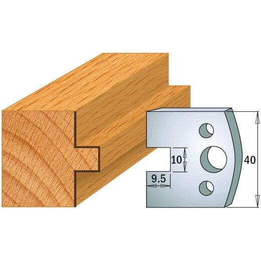 CMT SP Abweiser (Paar) für Profil-Nr. 092 (C690.092, 40 mm)