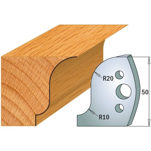 CMT SP Abweiser (Paar) für Profil-Nr. 570 (C690.570, 50 mm)