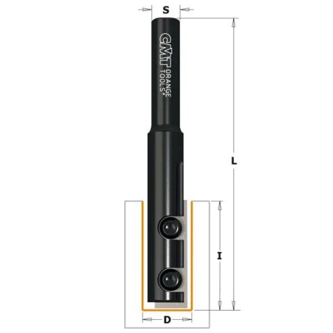 CMT WP Nutfräser für Küchenarbeitsplatten 14x50/96mm Schaft 12mm