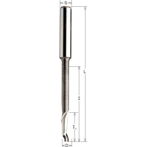 CMT 10mm HS Nutfräser Z1 für Aluminium...