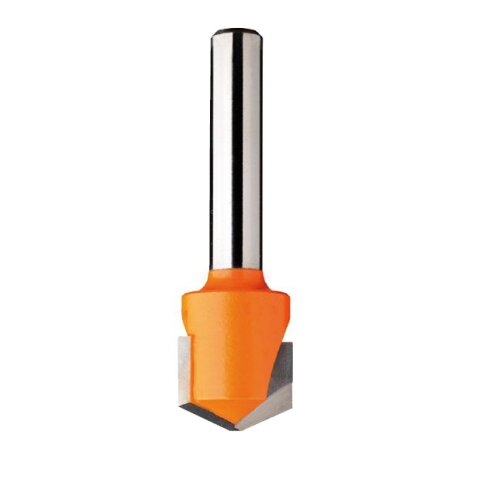 CMT HW V-Nutfräser für Alucobond® - D = 18 mm; I = 3,3 mm; A = 135°; S = 6 mm - C715.002.11