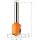 CMT HW V-Nutfräser für Alucobond® - D = 18 mm; I = 3,3 mm; A = 135°; S = 6 mm - C715.002.11