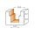 CMT HW Stufenfalzfräser - d = 12,3 mm; D = 16,3 mm ; I = 16 mm; S = 8 mm