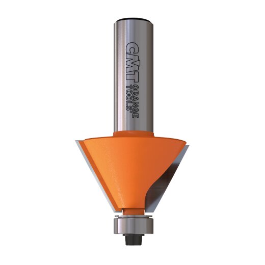 CMT 30° Chamfer cutter "957.501.11" Z2 carbide 38.50x22/71.10mm S12mm ball bearing guide