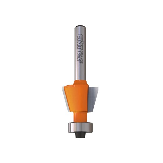 CMT 15° HW Fasefräser mit aniblockier Anlaufring D = 18,6 mm; I = 11 mm; S = 6 mm