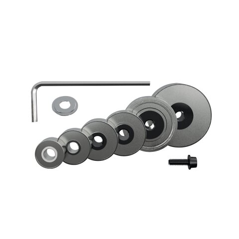 CMT HW Falzfräser-Satz mit Anlaufringen H 0-12,7 mm; D 34,9 mm; I 19 mm; S 12 mm