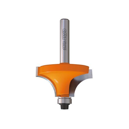 CMT R22,2mm HW Viertelstabfräser "939" mit Anlaufring R=22,2mm D=57,1mm NL=28,5mm Schaft 12mm